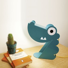 Table lamp, Dinosaure, turquoise, L24cm, H22cm Bleu Carmin Table lamp, Dinosaure, turquoise, L24cm, H22cm Bleu Carmin