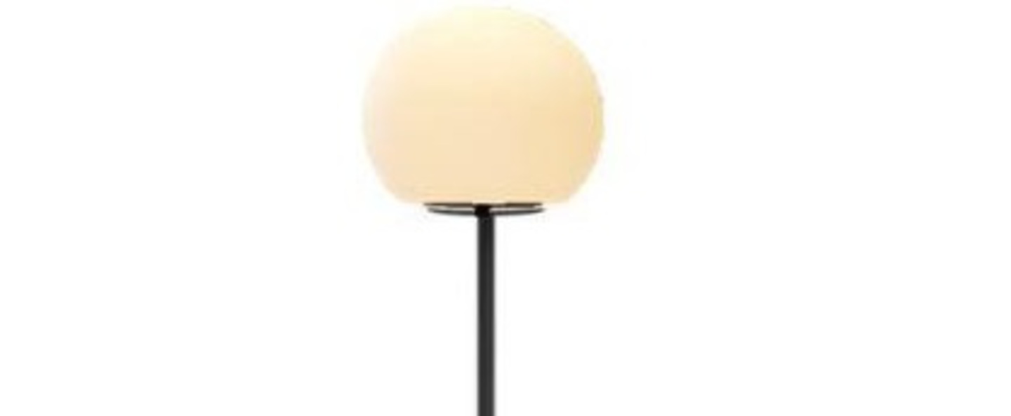 Lampe a poser dro table 2 0 noir ambre o30cm h54cm wever ducre normal