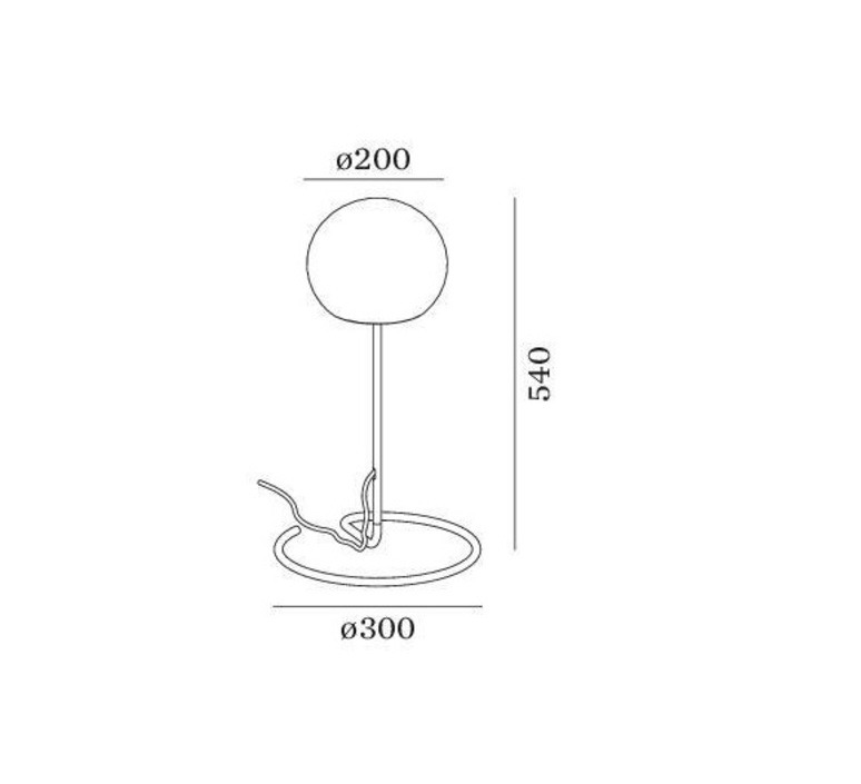 Dro table 2 0 13 9 design lampe a poser table lamp  wever et ducre 6432c0wb0  design signed nedgis 67407 product