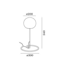 Dro table 2 0 13 9 design lampe a poser table lamp  wever et ducre 6432c0wb0  design signed nedgis 67407 thumb