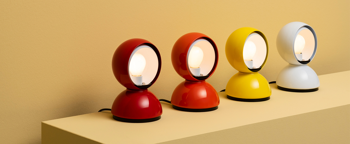 banner-image Lampe a poser eclisse jaune o12cm h18cm artemide normal