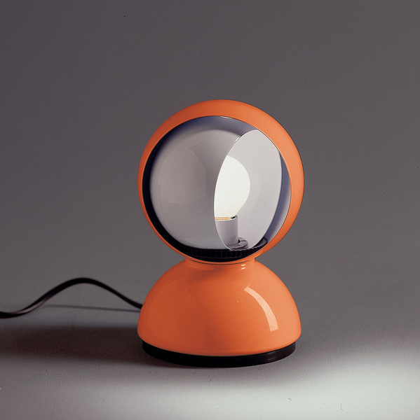 Table Lamp Eclisse Orange O12cm H18cm Artemide Nedgis Lighting