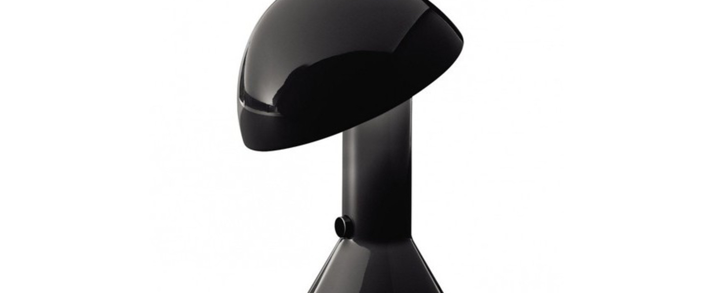 Lampe a poser elmetto noir h28cm martinelli luce normal