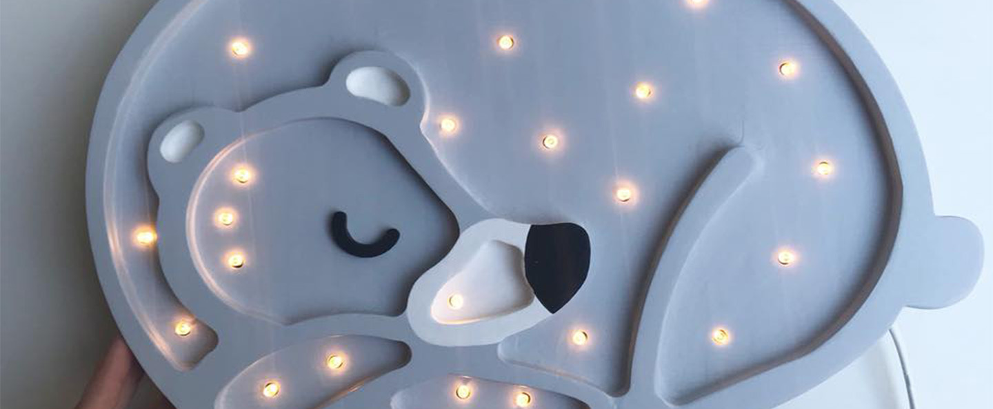 banner-image Lampe a poser enfant bear gris led k lm l36cm h26cm little lights normal