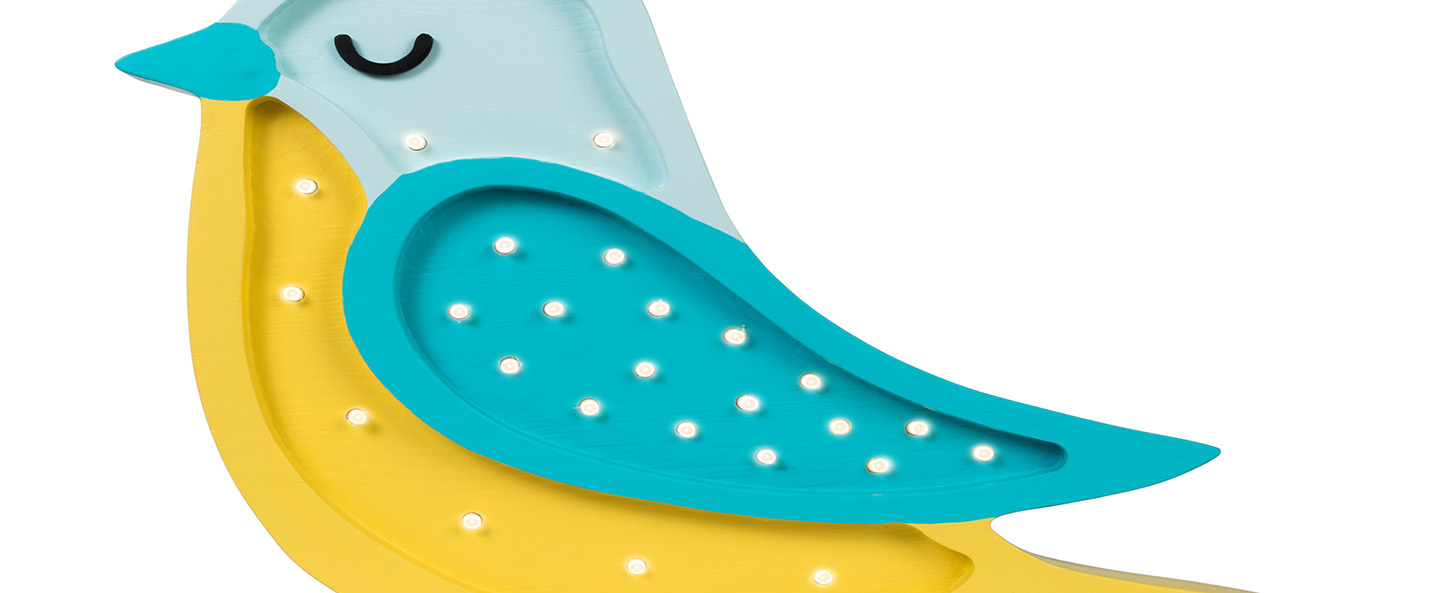 banner-image Lampe a poser enfant bird turquoise l30cm h36cm little lights normal