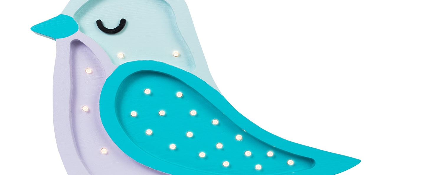 banner-image Lampe a poser enfant bird violet clair l30cm h36cm little lights normal