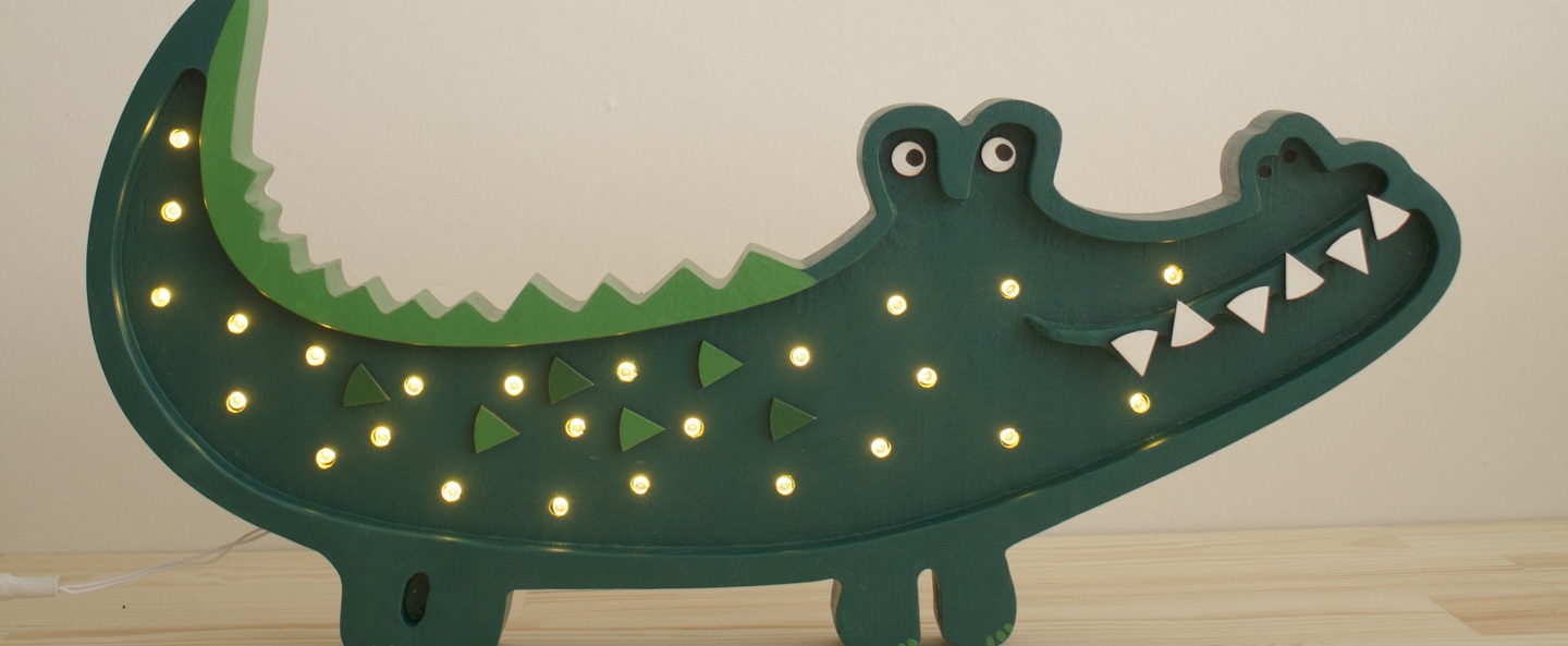 banner-image Lampe a poser enfant crocodile papkin green led k lm l49cm h23cm little lights normal