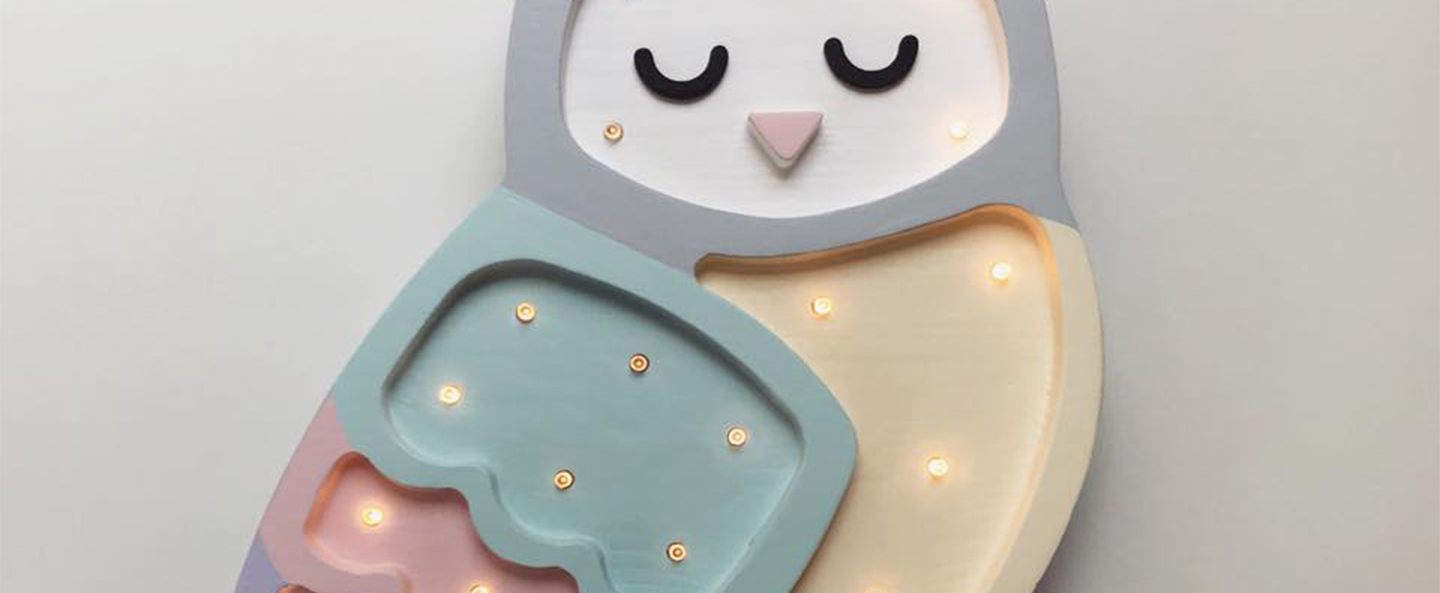 banner-image Lampe a poser enfant owl arc en ciel l40cm h25cm little lights normal