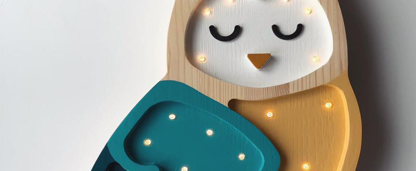 banner-image Lampe a poser enfant owl moutarde l40cm h25cm little lights normal