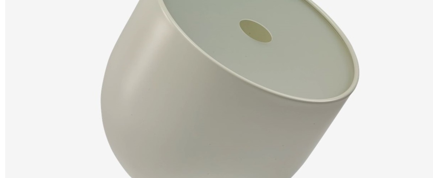 Lampe a poser faro marbre blanc o22cm h32cm bolia normal