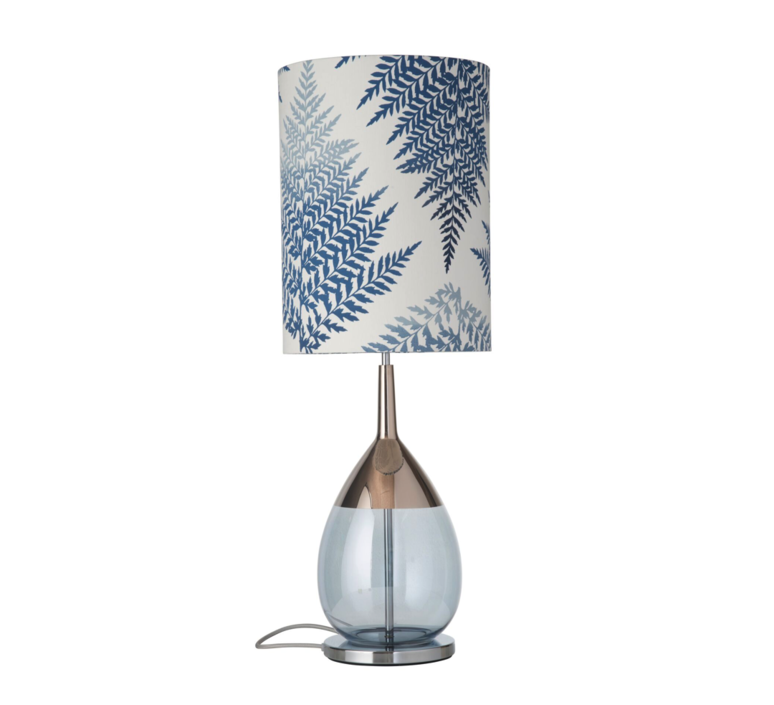 Fern leaves graphic  lampe a poser table lamp  ebb and flow ba101009 sh101060  design signed 39639 product