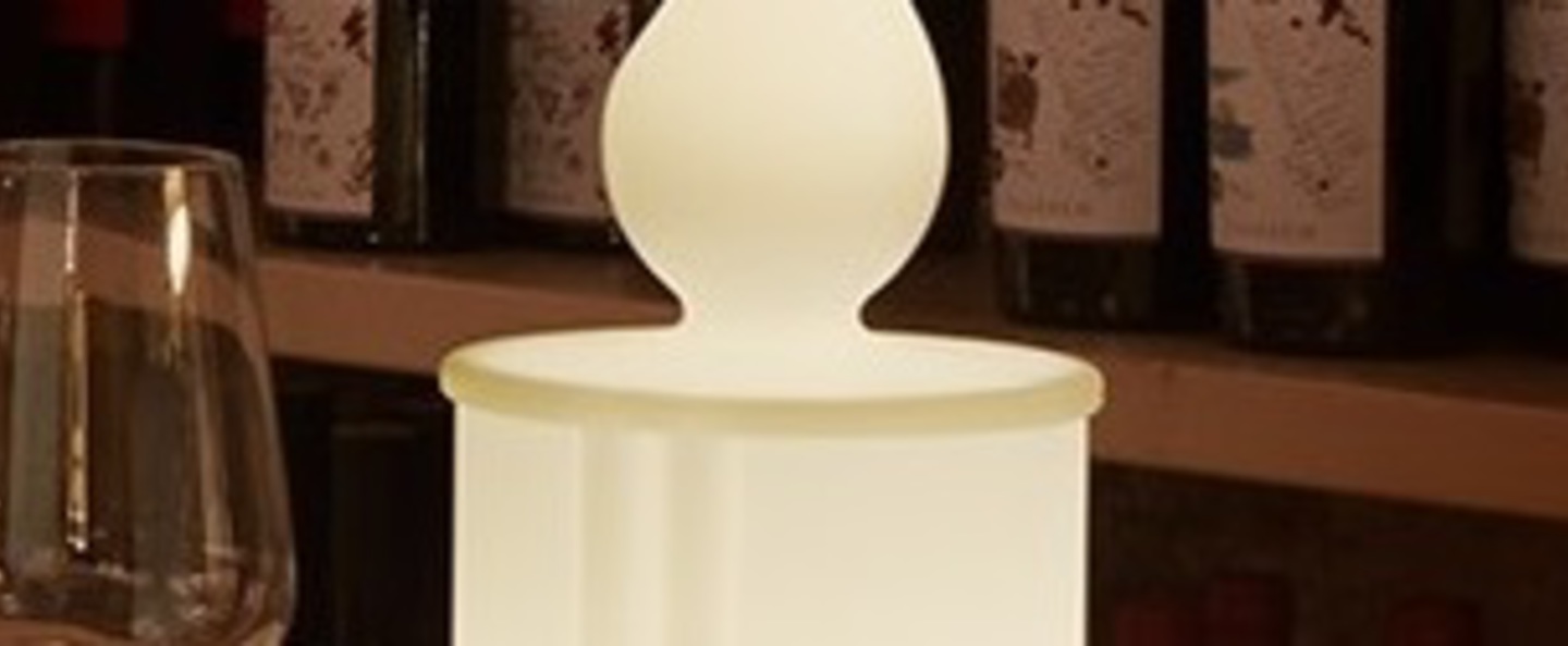 banner-image Lampe a poser fiamma blanc led o12cm h30cm slide normal
