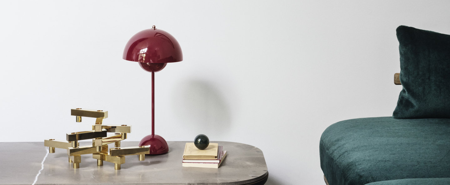 banner-image Lampe a poser flowerpot vp3 rouge h49cm andtradition normal