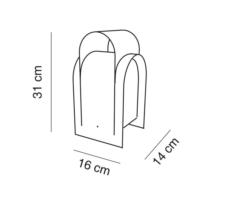 Fold in  lampe a poser  alma light 2130 011  design signed nedgis 202847 product