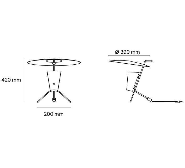 G24 guariche pierre guariche lampe a poser table lamp  sammode g24 sd ch ch  design signed nedgis 84637 product