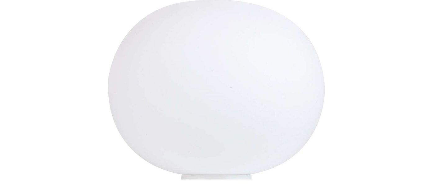 Lampe a poser glo ball basic 1 blanc o33cm h27cm flos normal