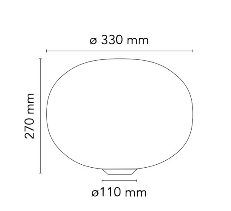 Glo ball basic 1  lampe a poser  flos f3021000  design signed nedgis 214617 product