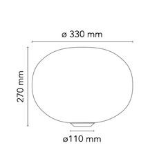 Glo ball basic 1  lampe a poser  flos f3021000  design signed nedgis 214617 thumb