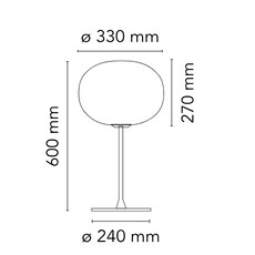 Glo ball table 1 jasper morrison lampe a poser table lamp  flos f3020000  design signed nedgis 180209 thumb