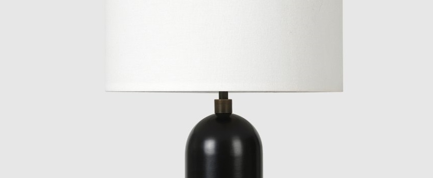 banner-image Lampe a poser gravity s acier noirci o30cm p49cm gubi normal