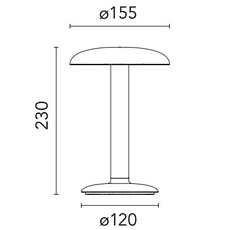 Gustave residential vincent van duysen lampe a poser table lamp  flos 09 8405 dr  design signed nedgis 163573 thumb