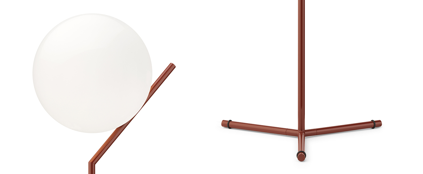 banner-image Lampe a poser ic lights table 1 high opalin et rouge burgundy o32 1cm h53cm flos normal
