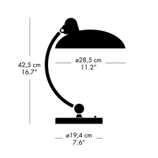 Kaiser idell 6631 t luxus christian dell lampe a poser table lamp  fritz hansen 62701508  design signed nedgis 112820 thumb