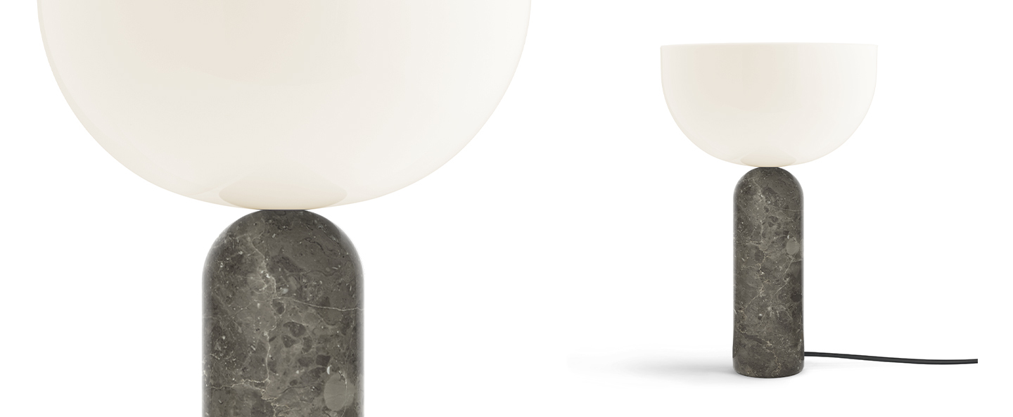 banner-image Lampe a poser kizu large blanc et marbre gris du marais o30cm h45cm newworks normal