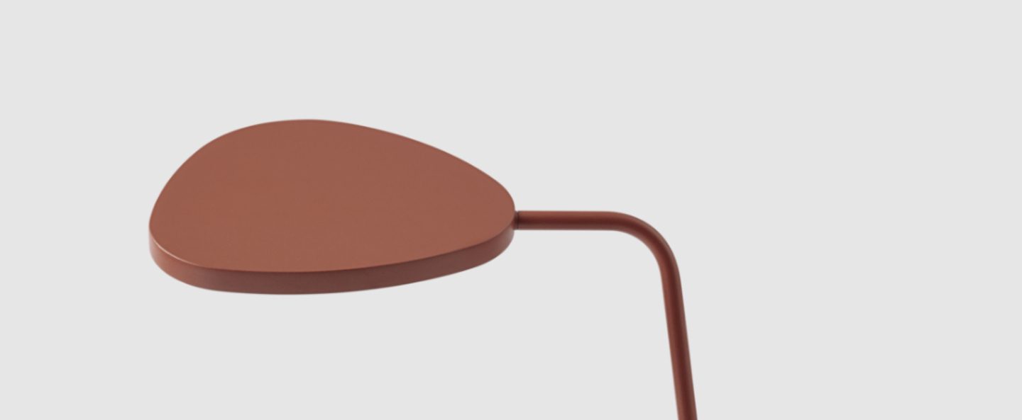 banner-image Lampe a poser leaf cuivre led 3000k 370lm l15 5cm h41 5cm muuto normal