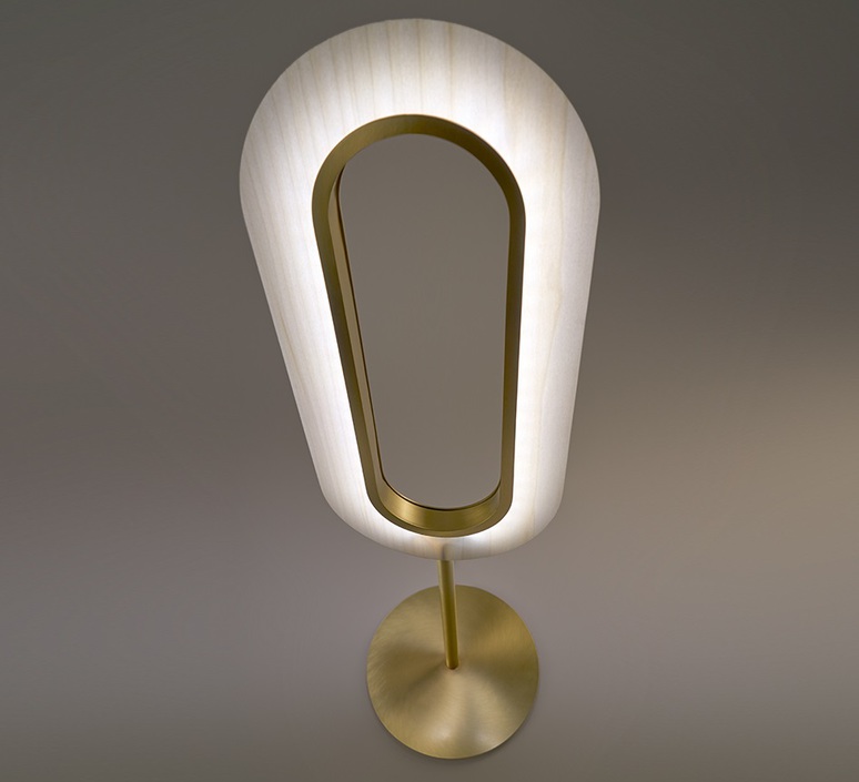 Lens oval mut design lampe a poser table lamp  lzf lens ov m gd led 20  design signed nedgis 76446 product