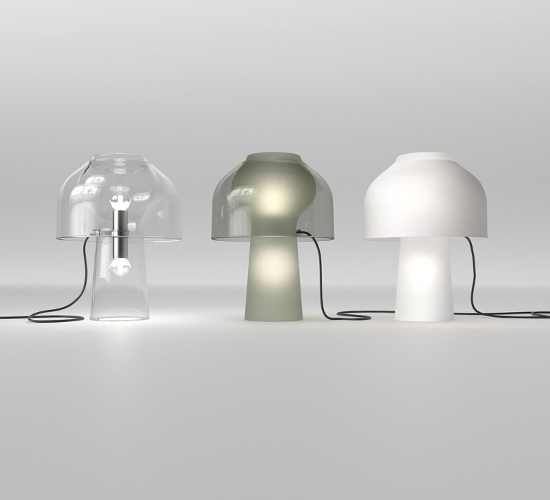 Lilly verre transparent  lampe a poser  karman ct311at int  design signed nedgis 211617 product