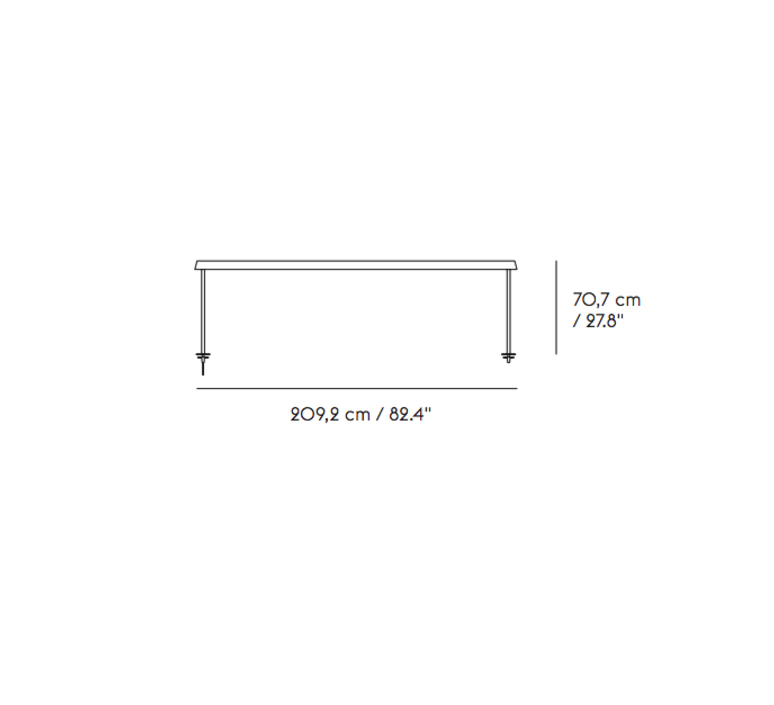 Linear mounted thomas bentzen lampe a poser table lamp  muuto 22515  design signed nedgis 127013 product