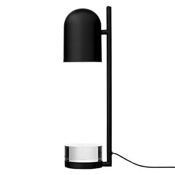 Lampe a poser luceo noir o12cm h50cm aytm normal