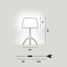 Lumiere grande 30th bulles dimmer rodolfo dordoni lampe a poser table lamp  foscarini 026021f2 13d  design signed nedgis 92437 thumb