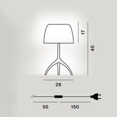 Lumiere grande nuances rodolfo dordoni lampe a poser table lamp  foscarini 026001e 26d  design signed nedgis 131742 thumb