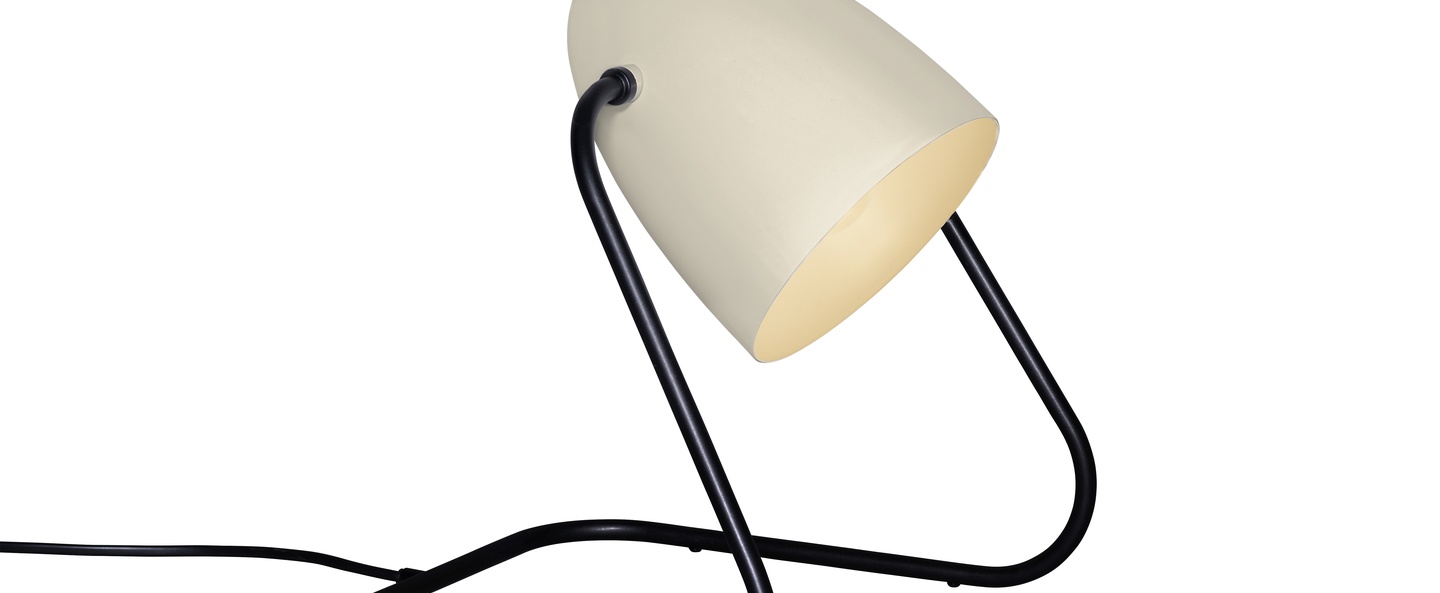 Lampe a poser m3 michel mortier creme l30 7cm h33 8cm sammode normal