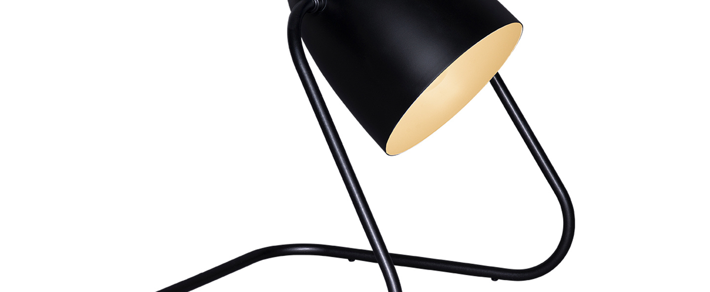 Lampe a poser m3 michel mortier noir l30 7cm h33 8cm sammode normal