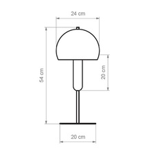 Mad s base blanche  lampe a poser  luxcambra 3161  design signed nedgis 212601 thumb