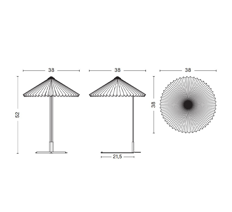 Matin 380 inga sempe lampe a poser table lamp  hay 4191231009000  design signed nedgis 105177 product