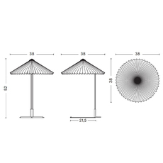 Matin 380 inga sempe lampe a poser table lamp  hay 4191231009000  design signed nedgis 105177 thumb