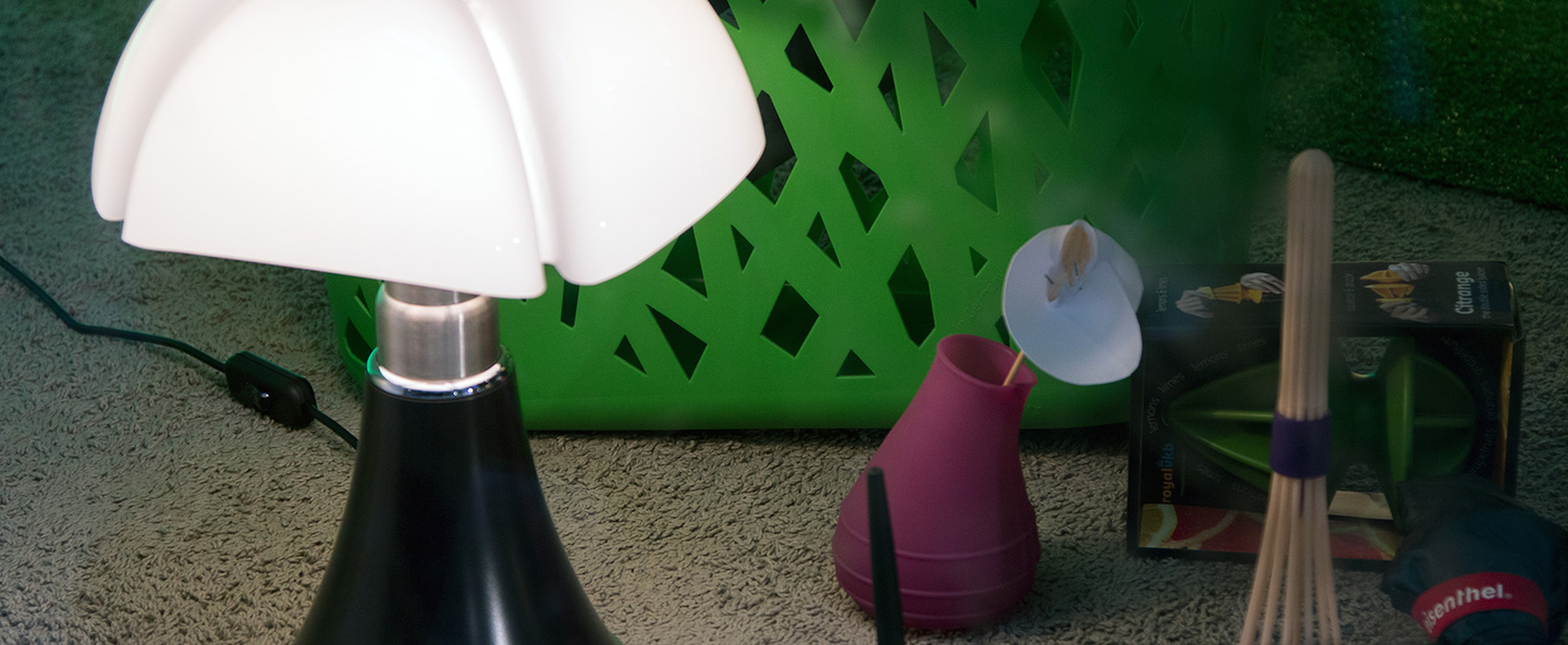 banner-image Lampe a poser minipipistrello tactile led marron h35cm martinelli luce normal