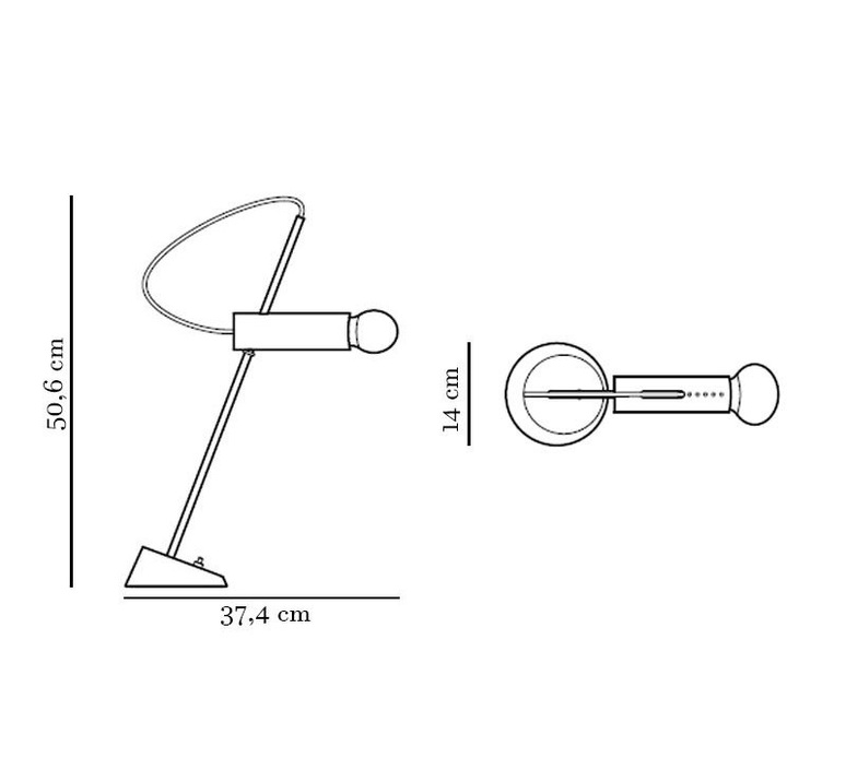 Model 566 quel designer gino sarfatti lampe a poser  astep t11 t41 000g  design signed nedgis 183433 product