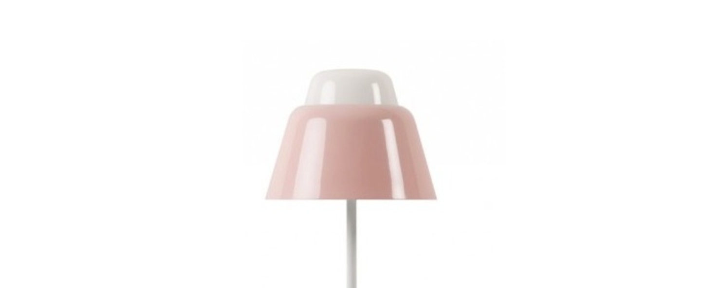 Lampe a poser modu rose h47cm o21cm teo normal