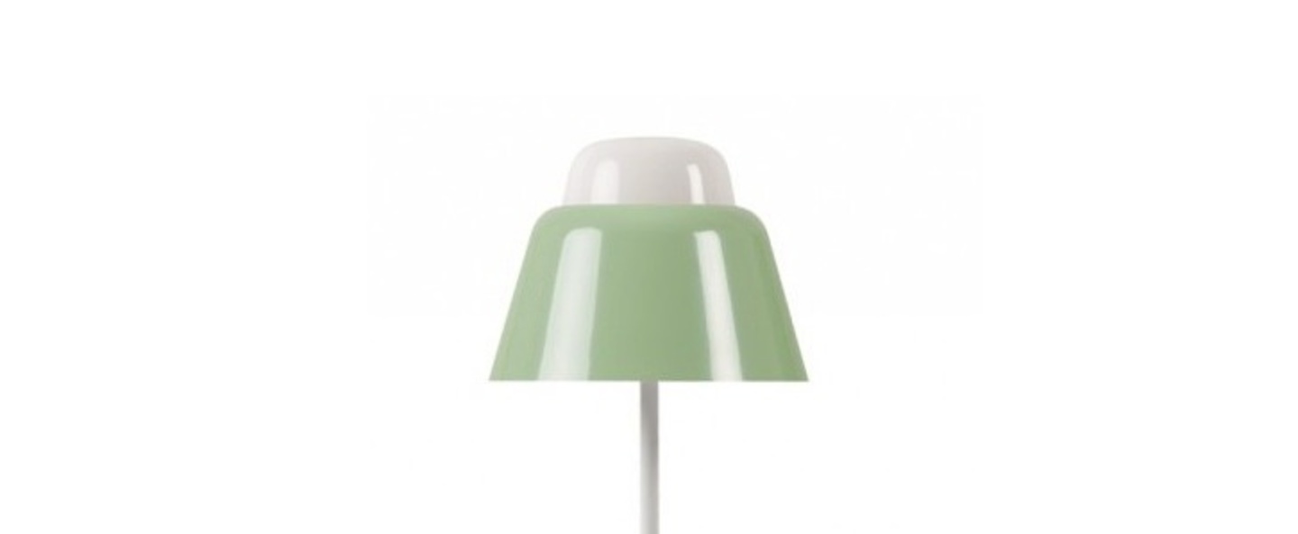 Lampe a poser modu vert clair h47cm o21cm teo normal