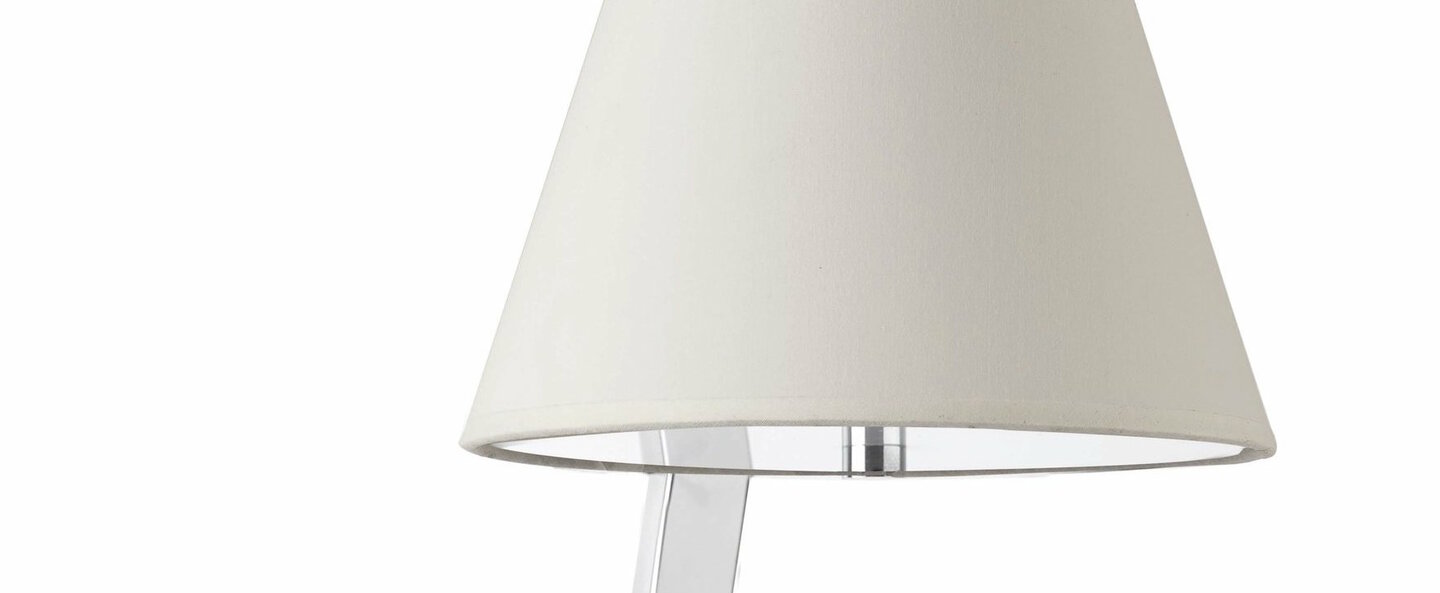 Lampe a poser moma 2 blanc l23cm h44cm faro normal