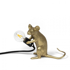 Mouse sitting marcantonio raimondi malerba lampe a poser table lamp  seletti 14942 gld  design signed nedgis 97862 thumb