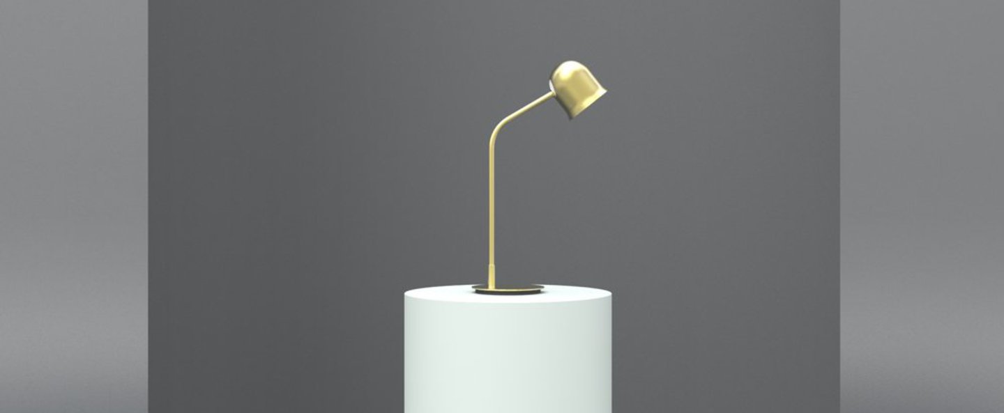 Lampe a poser narciso or o13 7cm h54 4cm torremato normal