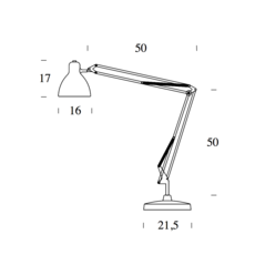 Naska 1 historical archive fontana arte lampe a poser table lamp  fontanaarte 8020no 8100no   design signed 39339 thumb