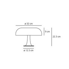 Nessino giancarlo mattioli lampe a poser table lamp  artemide 0039060a  design signed 33531 thumb