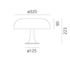 Nessino edition de noel giancarlo mattioli lampe a poser table lamp  artemide 0039080a  design signed nedgis 157911 thumb